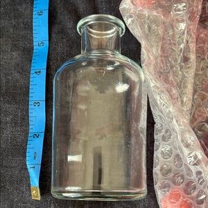 Set of 6 5” vases for crafting, showers, flowers or decorating